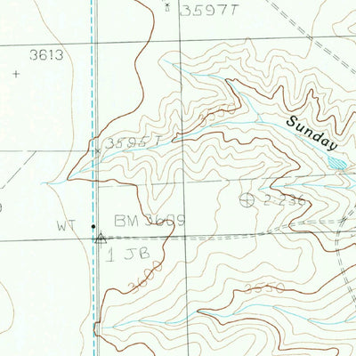 United States Geological Survey Nance Ranch, TX (1984, 24000-Scale) digital map