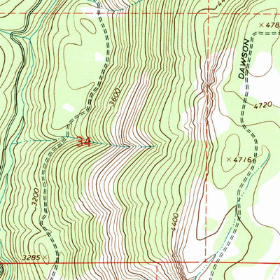 United States Geological Survey Naneum Canyon, WA (1966, 24000-Scale) digital map