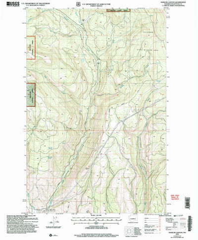 United States Geological Survey Naneum Canyon, WA (2003, 24000-Scale) digital map