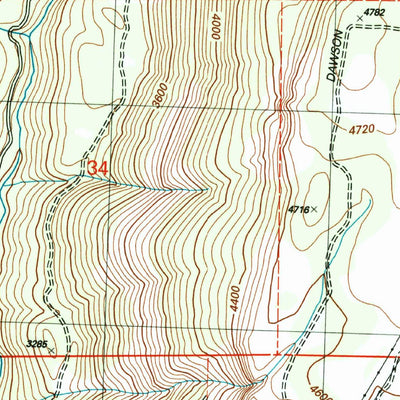 United States Geological Survey Naneum Canyon, WA (2003, 24000-Scale) digital map