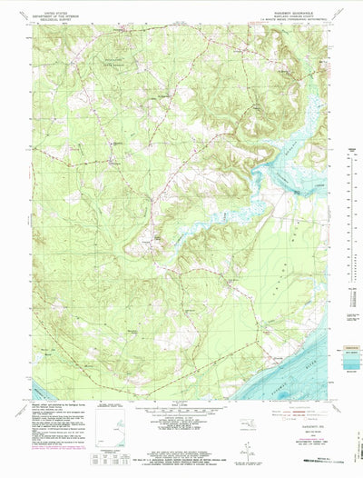 United States Geological Survey Nanjemoy, MD (1954, 24000-Scale) digital map