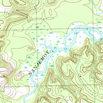 United States Geological Survey Nanjemoy, MD (1954, 24000-Scale) digital map