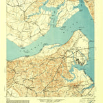 United States Geological Survey Nanjemoy, MD-VA (1948, 62500-Scale) digital map