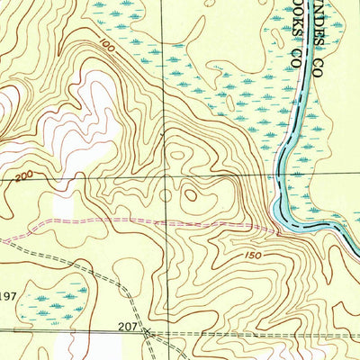 United States Geological Survey Nankin, GA-FL (1994, 24000-Scale) digital map