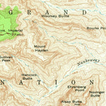 United States Geological Survey Nankoweap, AZ (1954, 62500-Scale) digital map