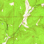 United States Geological Survey Nanos, OK (1960, 24000-Scale) digital map