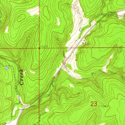 United States Geological Survey Nanos, OK (1960, 24000-Scale) digital map