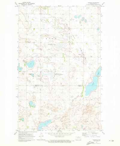 United States Geological Survey Nanson, ND (1971, 24000-Scale) digital map