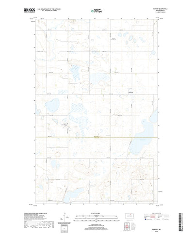 United States Geological Survey Nanson, ND (2020, 24000-Scale) digital map