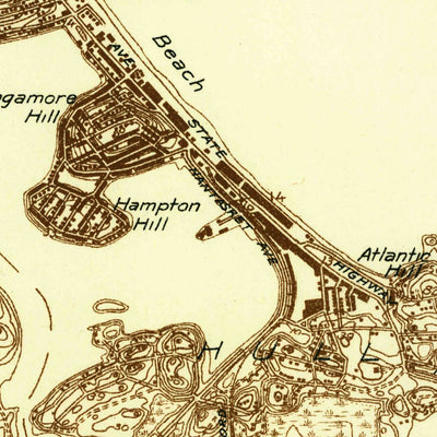 United States Geological Survey Nantasket Beach, MA (1936, 24000-Scale) digital map