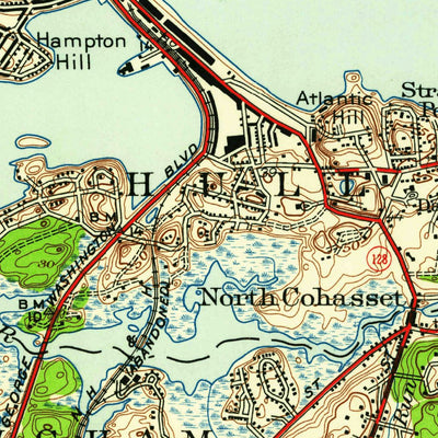 United States Geological Survey Nantasket Beach, MA (1949, 24000-Scale) digital map