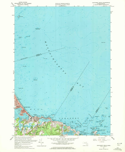 United States Geological Survey Nantasket Beach, MA (1961, 24000-Scale) digital map