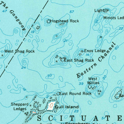 United States Geological Survey Nantasket Beach, MA (1961, 24000-Scale) digital map