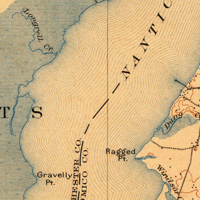 United States Geological Survey Nanticoke, MD (1903, 62500-Scale) digital map