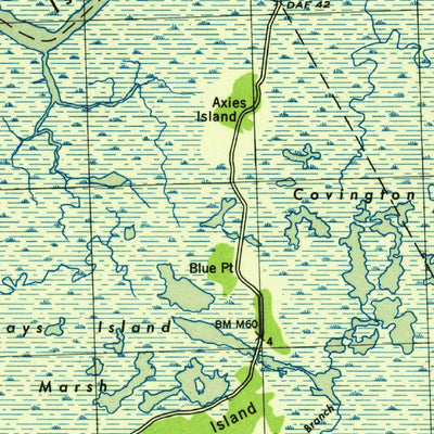 United States Geological Survey Nanticoke, MD (1943, 31680-Scale) digital map