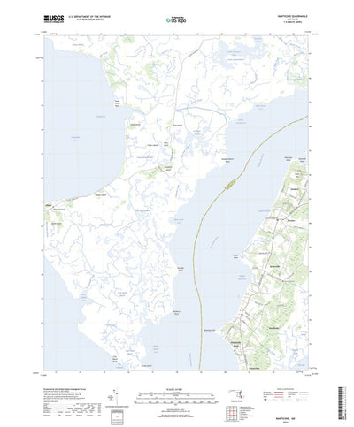 United States Geological Survey Nanticoke, MD (2023, 24000-Scale) digital map