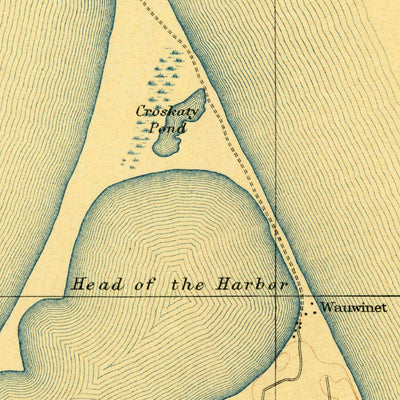 United States Geological Survey Nantucket, MA (1889, 62500-Scale) digital map