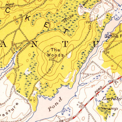 United States Geological Survey Nantucket, MA (1951, 31680-Scale) digital map