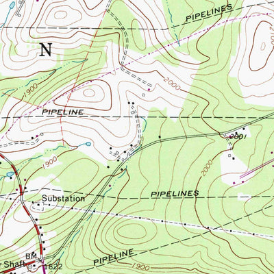 Nanty Glo, PA (1964, 24000-Scale) Map by United States Geological ...