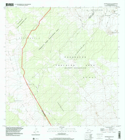 United States Geological Survey Naohuleelua, HI (1993, 24000-Scale) digital map