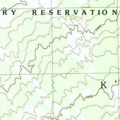 United States Geological Survey Naohuleelua, HI (1993, 24000-Scale) digital map