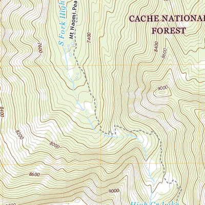United States Geological Survey Naomi Peak, UT (2020, 24000-Scale) digital map