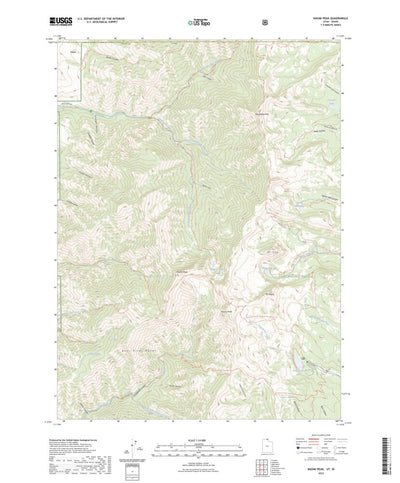 United States Geological Survey Naomi Peak, UT (2023, 24000-Scale) digital map