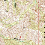 United States Geological Survey Naomi Peak, UT-ID (1998, 24000-Scale) digital map