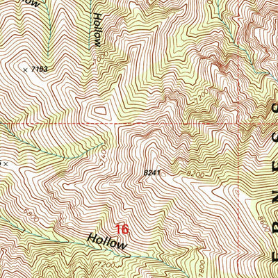 United States Geological Survey Naomi Peak, UT-ID (1998, 24000-Scale) digital map