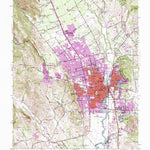 United States Geological Survey Napa, CA (1951, 24000-Scale) digital map
