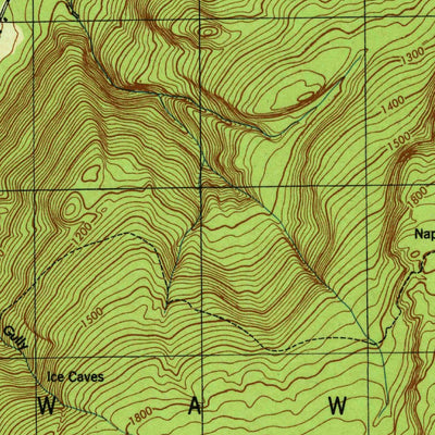 United States Geological Survey Napanoch, NY (1943, 31680-Scale) digital map