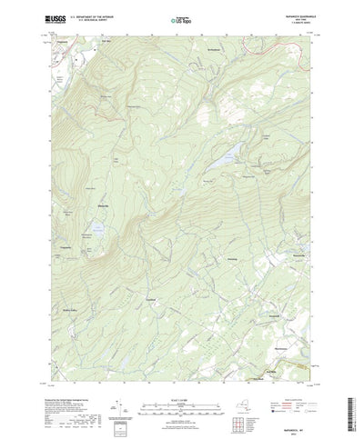 United States Geological Survey Napanoch, NY (2023, 24000-Scale) digital map