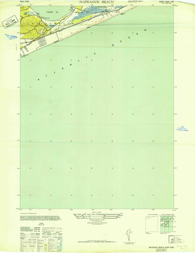 United States Geological Survey Napeague Beach, NY (1947, 24000-Scale) digital map