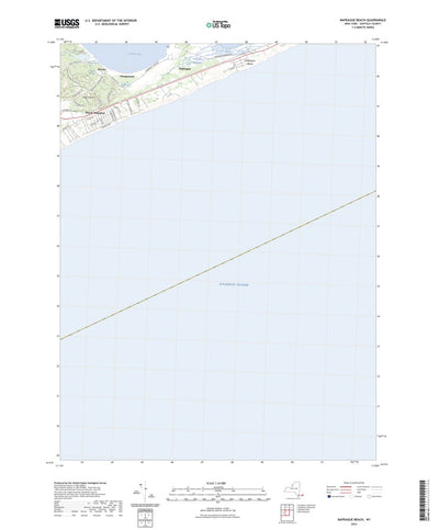 United States Geological Survey Napeague Beach, NY (2023, 24000-Scale) digital map