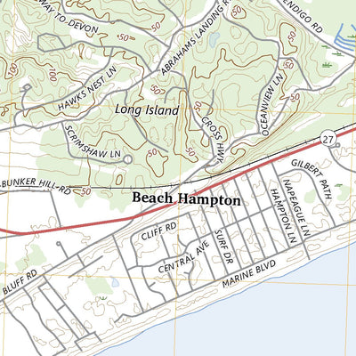 United States Geological Survey Napeague Beach, NY (2023, 24000-Scale) digital map