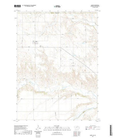 United States Geological Survey Naper, NE (2021, 24000-Scale) digital map