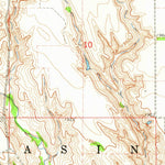 United States Geological Survey Naper NW, NE-SD (1964, 24000-Scale) digital map