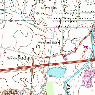 United States Geological Survey Naperville, IL (1962, 24000-Scale) digital map