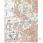 United States Geological Survey Naperville, IL (1998, 24000-Scale) digital map