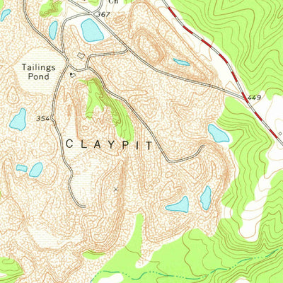 United States Geological Survey Napier Pond, GA (1973, 24000-Scale) digital map