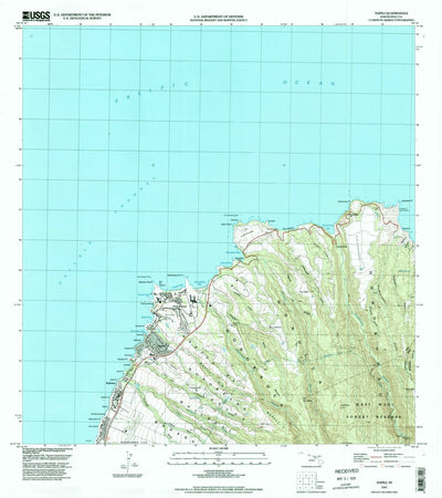 United States Geological Survey Napili, HI (1997, 24000-Scale) digital map