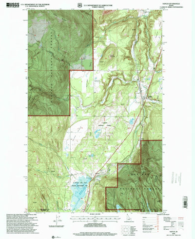 United States Geological Survey Naples, ID (1996, 24000-Scale) digital map