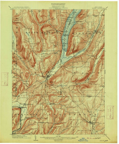 United States Geological Survey Naples, NY (1913, 62500-Scale) digital map