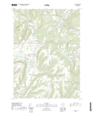 United States Geological Survey Naples, NY (2023, 24000-Scale) digital map