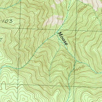 United States Geological Survey Napoleon Hill, ID (1991, 24000-Scale) digital map