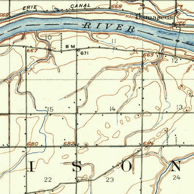 United States Geological Survey Napoleon, OH (1908, 62500-Scale) digital map