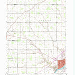 United States Geological Survey Napoleon West, OH (1959, 24000-Scale) digital map
