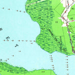 United States Geological Survey Napoleonville, LA (1953, 62500-Scale) digital map