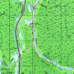 United States Geological Survey Napoleonville, LA (1953, 62500-Scale) digital map