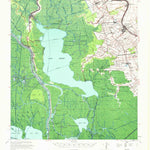 United States Geological Survey Napoleonville, LA (1967, 62500-Scale) digital map